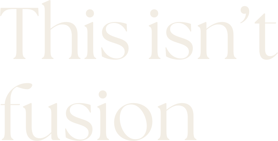 This isn't fusion